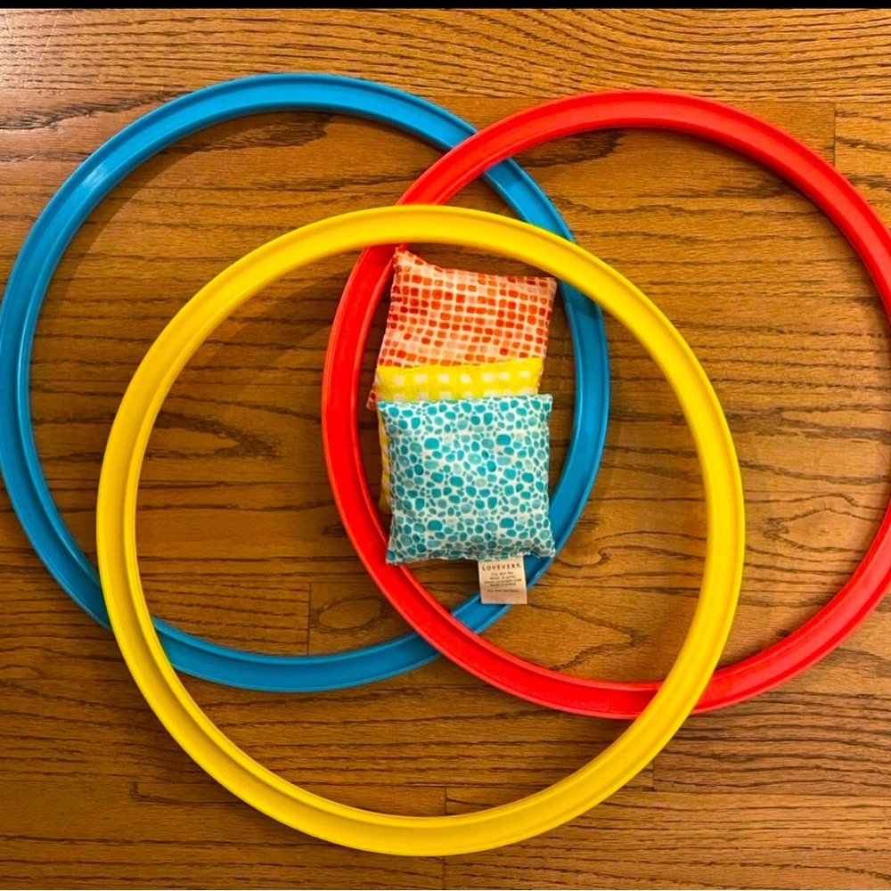 Lovevery Jump-in Eco Hoops and Organic Cotton Bean Bags